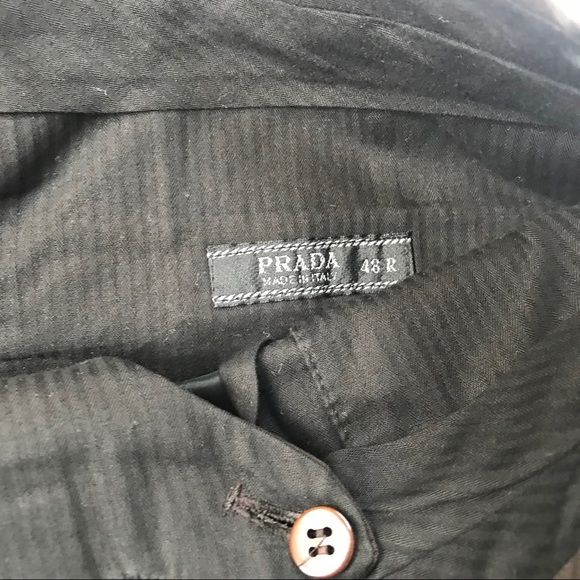 🔥SOLD🔥Prada brown suit 48R wool Italy - Picture 4 of 5